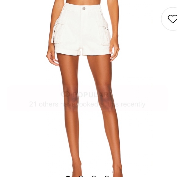 Janice Cargo Short in White - Picture 1 of 3